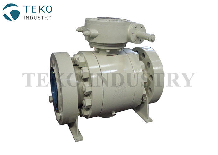 China High Pressure Forged Steel Industrial Ball Valves 3 PCS Body For Corrosive Gas company