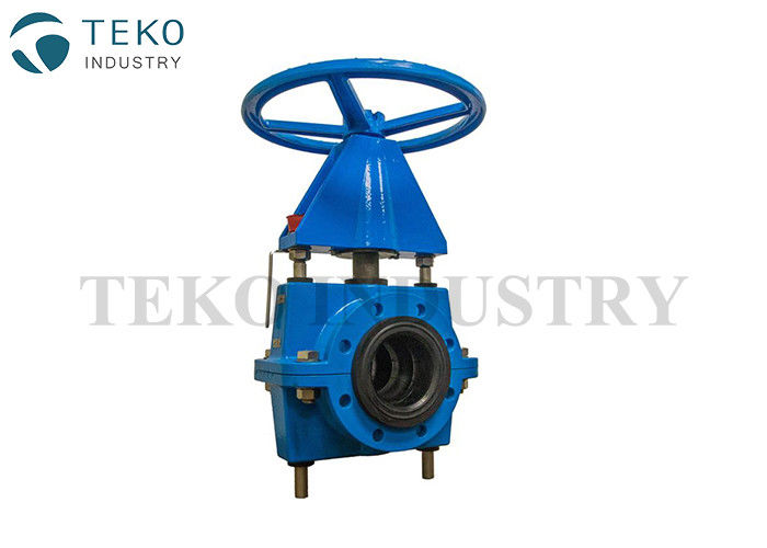 Enclosed Body Pinch Valve With Abrasion Resisitant Natural Rubber Sleeve For Mining