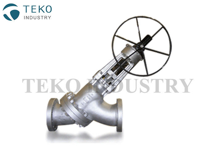 buy Y Pattern Shape Carbon Steel Globe Valve With Excellent Resistance To Thermal Cycling online manufacturer