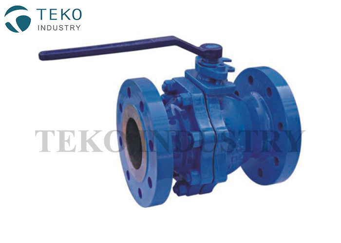 buy Floating Ball Design Flanged Ball Valve , CF8 Body RPTFE Seated 2 Inch Ball Valve For WOG online manufacturer