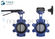 Wafer End Lug Type Butterfly Valve Concentric Resilient General Purpose With SS304 Disc