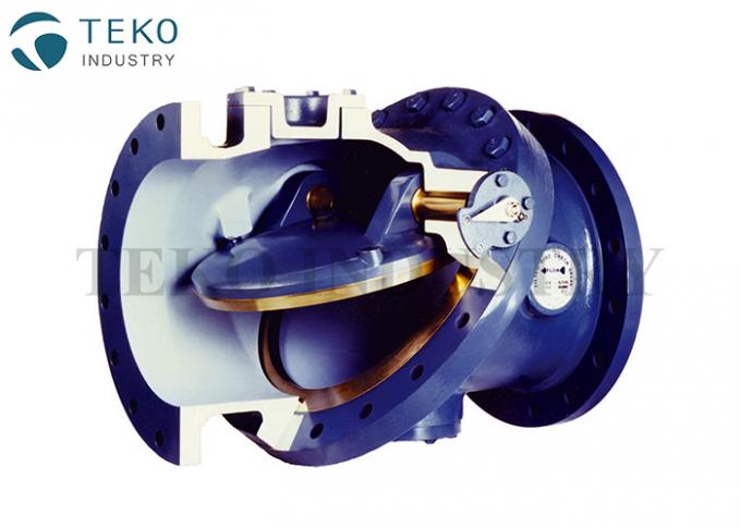 Tilted Disc Industrial Check Valve Minimum Pressure Loss With Oil Dashpot For Water 0