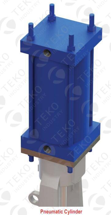 Wafer End Bi - Direcitonal Seal Industrial Valves , Bubble Tight Knife Valve For Pulp And Paper 0