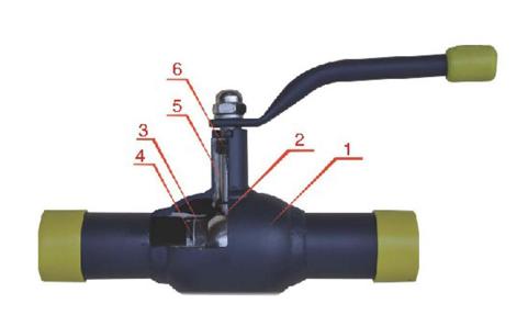 Buried Underground WCB API608 Soft Seated Ball Valve For Gas Distribution 0