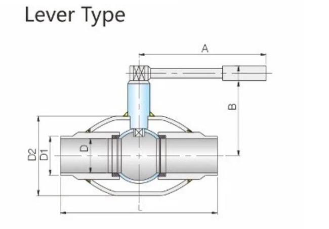 Trunnion Ball Fully Welded Flanged End Ball Valve Underground Installation 1