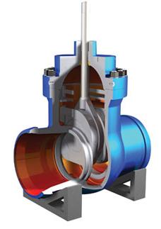 Cast Steel Parallel Slid Metal Seated Gate Valve Bolted Bonnet DN15 - DN900 0