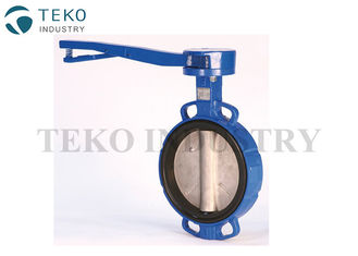 Bi - Drection Rubber Seated Butterfly Valve Seal Semi Lug Style With Lock Handle