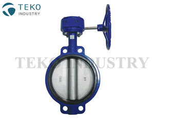Semi Lug Type API609 Butterfly Valve , BS EN593 Cast Iron Butterfly Valve With SS Disc