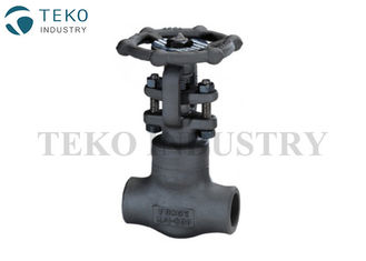 Conventional Bore Forged Steel Gate Valve Socket Weld Threaded End With Welded Bonnet