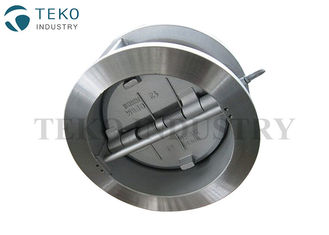 High Pressure Duo Wafer Check Valve 150LB - 1500LB Metal Seats For Power Generation