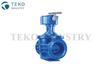 Top Entry Double Seated Industrial WCB Ball Valve Cone Shape With No Clogging