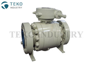 High Pressure Forged Steel Industrial Ball Valves 3 PCS Body For Corrosive Gas