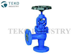 WCB Body Material Angle Globe Valve Pressure 150LB - 1500LB For Marine Purposes