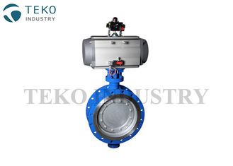 No Friction Pneumatic Butterfly Valve Zero Leakage Adjustable WIth Long Lifttime
