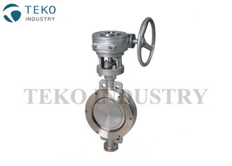 Stainless Steel Triple Offset Butterfly Valve Anti - Leakage With Multi Layer Sealing