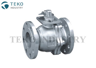 Full Bore PTFE Seated JIS Valve , BS 5351 Ball Valve With ISO5211 Mounting Pad