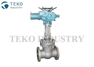 Electric Actuated / Motor Operated Gate Valve Hard Faced Pipeline With Simple Structure