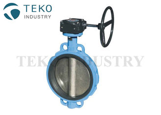 Worm Gear Resilient Seated Butterfly Valve Drilled Per ISO5007-2 DN25 ~ DN2000 Size
