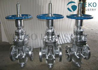 Butt Weld Wedge Gate Valve , Self - Tightening Slab Expanding Gate Valve For Natural Gas
