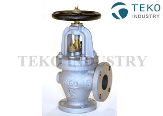 Angle Type JIS Marine Valve Flange End Cast Steel JIS F7312 / Marine Globe Valve