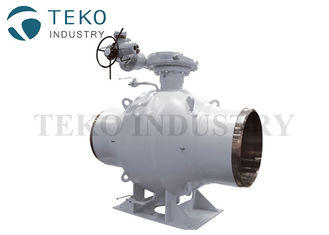 Electric Actuated Carbon Steel Flanged Ball Valve For Oil & Gas Pipeline ASME Standard