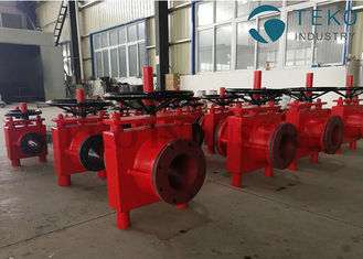 Manual Operated High Pressure Slurry Pinch Valve For Ash & Powder Wear Resistant