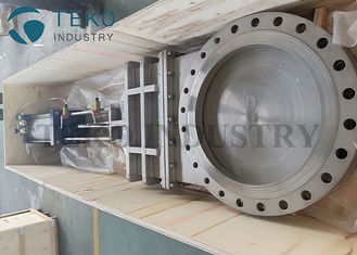 Custom Fabrication ANSI End Big Size Knife Valve Stainless Steel Material