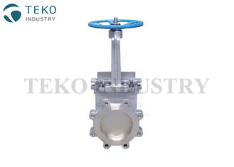 Wafer End Bi - Direcitonal Seal Industrial Valves , Bubble Tight Knife Valve For Pulp And Paper