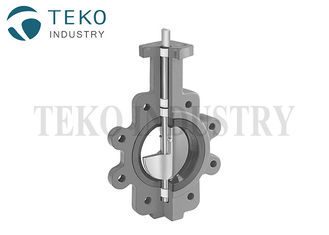 Wafer End Ductile Iron Epdm Seat API609 Butterfly Valve Low Pressure