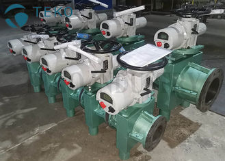 Conical Shape Slurry Pinch Valve Double Wall Sleeve Bubble Tight Close Body Control