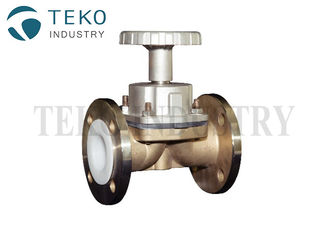 Reduced Bore A351 1/2" PTFE Lined Valves For Chemicals