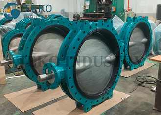 PN6 API609 Butterfly Valve WRAS U Section Soft Seat Flange End General Purpose