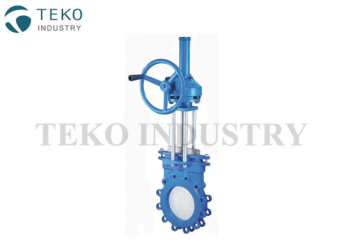 buy Bevel Gear Operation Soft Seat Valve Uni - Directional Seal Stainless Steel For Sewage online manufacturer