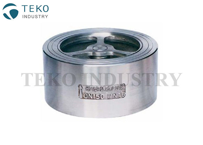 buy Piston Lift Type Wafer Style Check Valve Quick Closing For Chemicals / Petrochemicals online manufacturer