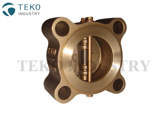 buy Solid Lug Brass Material Wafer Check Valve , Retainerless Non Return Check Valve online manufacturer