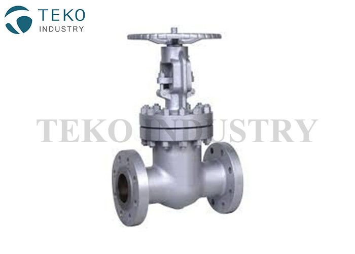 buy Coating Surface WCB Material Industrial Valves , Cast Steel Flanged Gate Valve For WOG online manufacturer