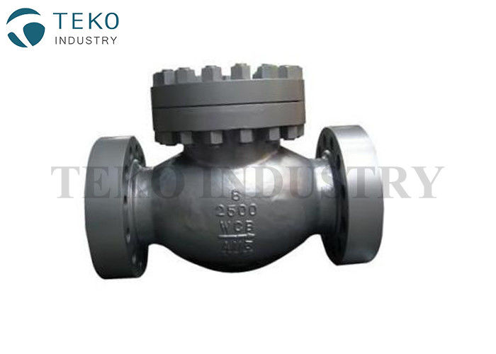 China Piston Lift Industrial Check Valve ASME B16.34 API6D For Pulsating Flow Service factory