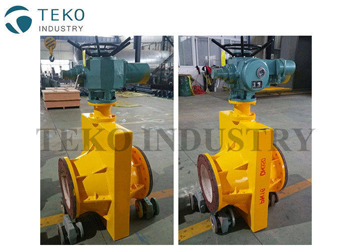 buy High Abrasion Resistant Slurry Pinch Valve Hose Steel Body No Jamming With Opening Tag online manufacturer