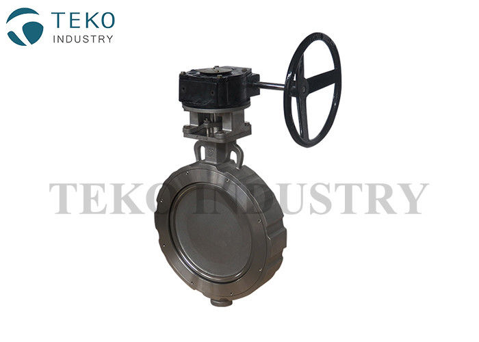 China High Performance Double Offset Butterfly Valve Size Optional Flangeless For Steam Pipe company