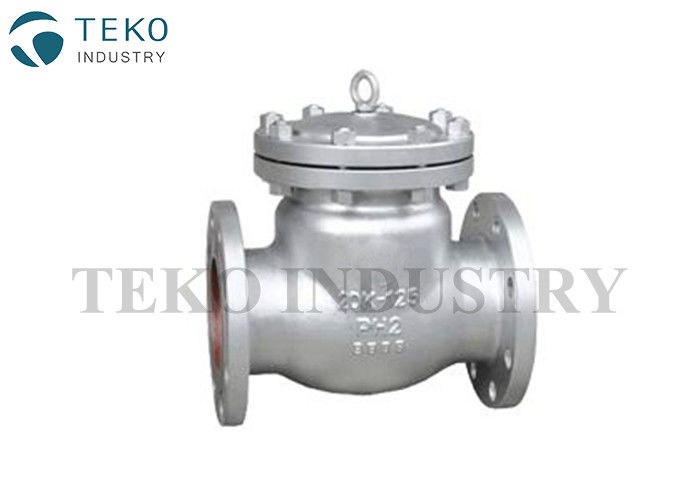 buy Flanged End Swing Type JIS Valve , Bolted Cover JIS Swing Check Valve With 13Cr Stellite 6 online manufacturer
