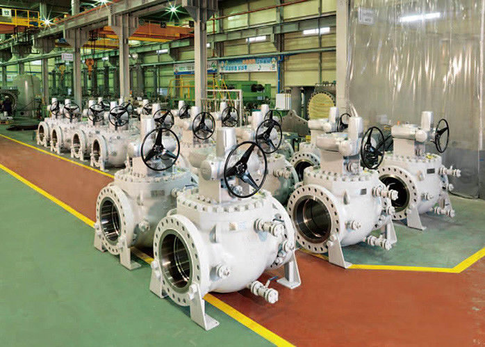 buy Worm Gear Operation Top Entry Flanged Ball Valve With Easy Maintenance online manufacturer