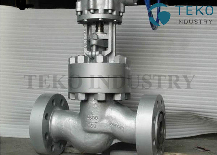 buy Cast Carbon Steel Shut Off Gate Valve Flanged End Pressure Seal ASME B16.34 online manufacturer