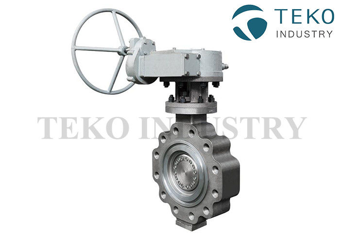 China High Pressure Worm Gear Three Eccentric Butterfly Valve For Steam 2&quot; - 60&quot; factory