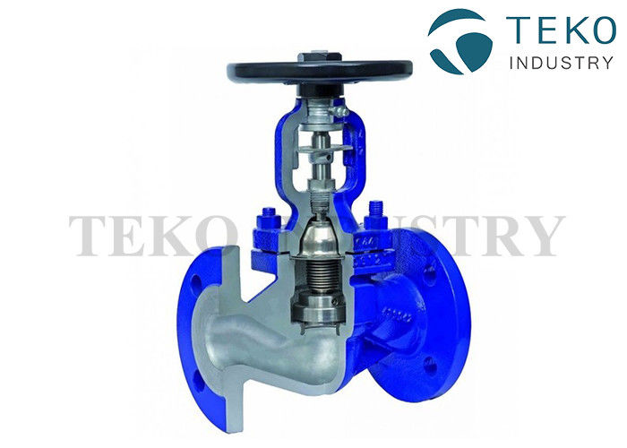China DIN Bellow Seal Globe Valve Manual Operated For Steam And Thermal Oil factory