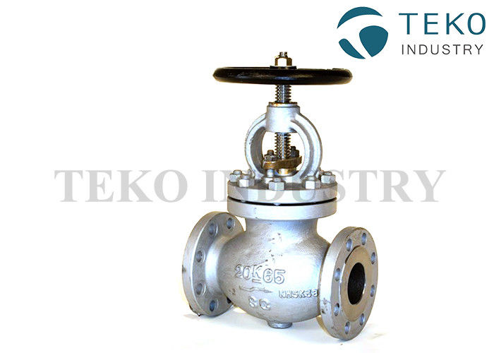 China F7319 10K Cast Steel SDNR Straight Type JIS Globe Valve For Pipe System factory