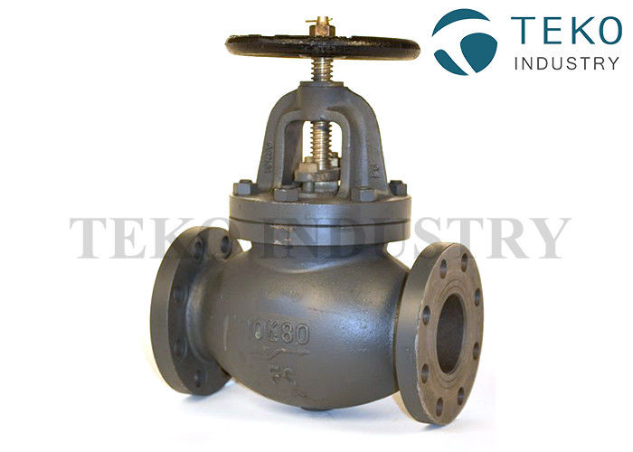 buy ABS Certified 10K JIS Marine Valve , Ductile Iron Bronze Trim Non - Rising Stem Globe Valve F7307 online manufacturer