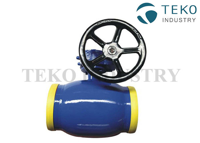 buy A105 API6D Worm Gear Operated Flanged Ball Valve Full Or Reduced Bore online manufacturer