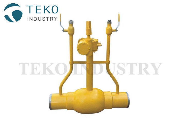 buy Trunnion Ball Fully Welded Flanged End Ball Valve Underground Installation online manufacturer