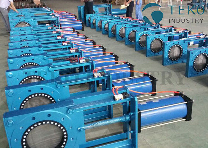 buy Carbon Steel Slurry Knife Valve Bi - directional Seal Full Bore NR Sleeve online manufacturer