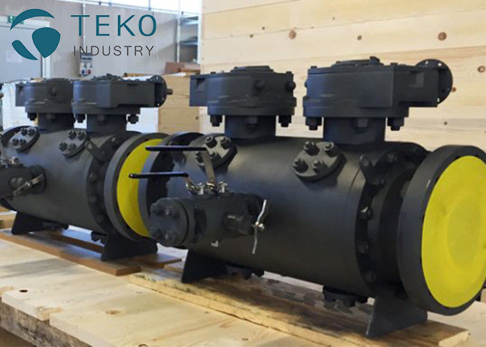 buy High Pressure DBB Double Block And Bleed Ball Valve For Oil / Gas online manufacturer